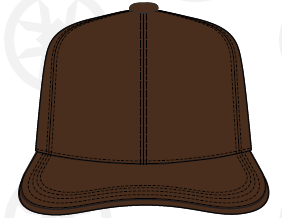 6245Z-W.COF Washed Brown Dad Cap  Brass Clip Adjustable