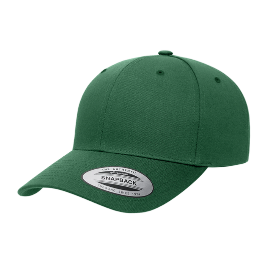 6389-SPR X-Cap Spruce Retro Cotton Blend Snapback Adjustable Fit