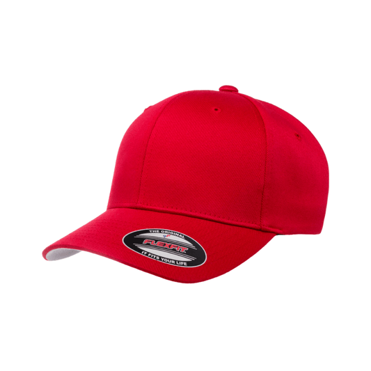 6277-RD Baseball Red Cap Fitted