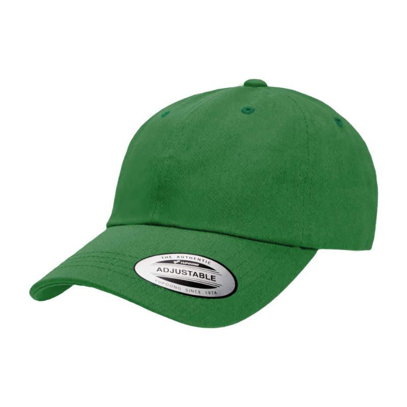 6245CM-VGRN Verdent Green Dad Cap with Brass Clip Adjustable