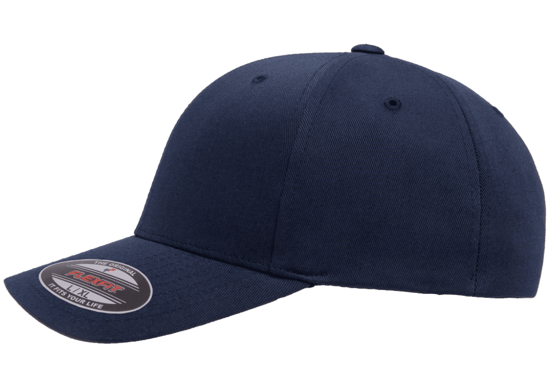 6277-NVY Baseball Navy Cap Fitted