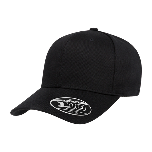 6277ADJ-Blk Baseball Black Cap Adjustable Fit