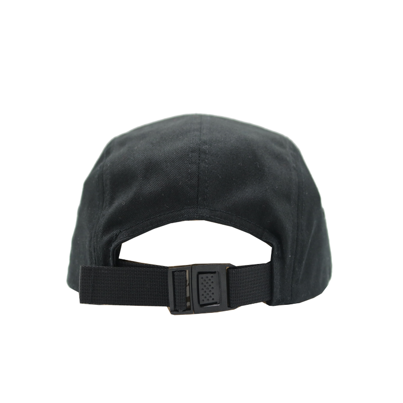 7005-BLK Jockey Style Black Cap Adjustable Fit