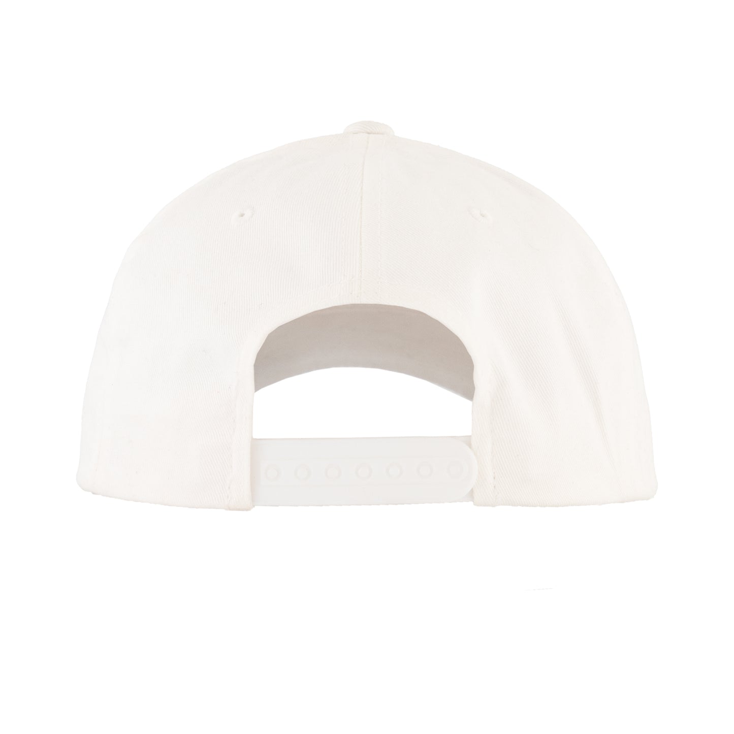 6389X-WHT Retro Cotton Blend White Snapback Adjustable Fit