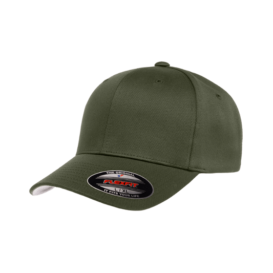 6277-OLIV Baseball Olive Cap Fitted