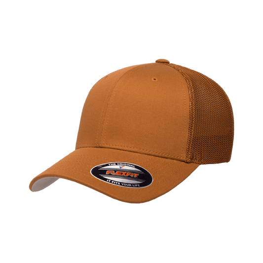 6511-ADJ-CRML 110 Fit Trucker Caramel Cap Adjustable