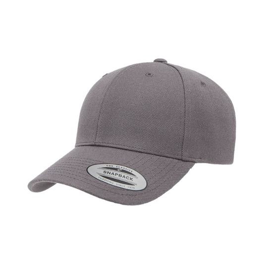 6389X-DG - X-Cap Drak Grey Retro Cotton Blend Snapback Adjustable Fit