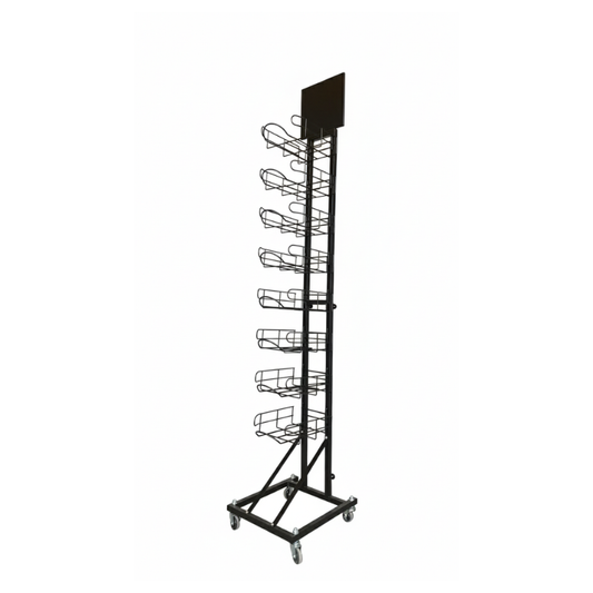 Flexfit 8-Tier Floor-Standing Cap Display Stand