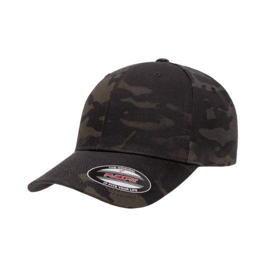 6277MC-BLK Baseball Multicam Black Cap Fitted