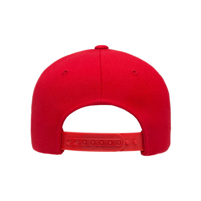 6389X-RD X-Cap Red Retro Cotton Blend Snapback Adjustable Fit