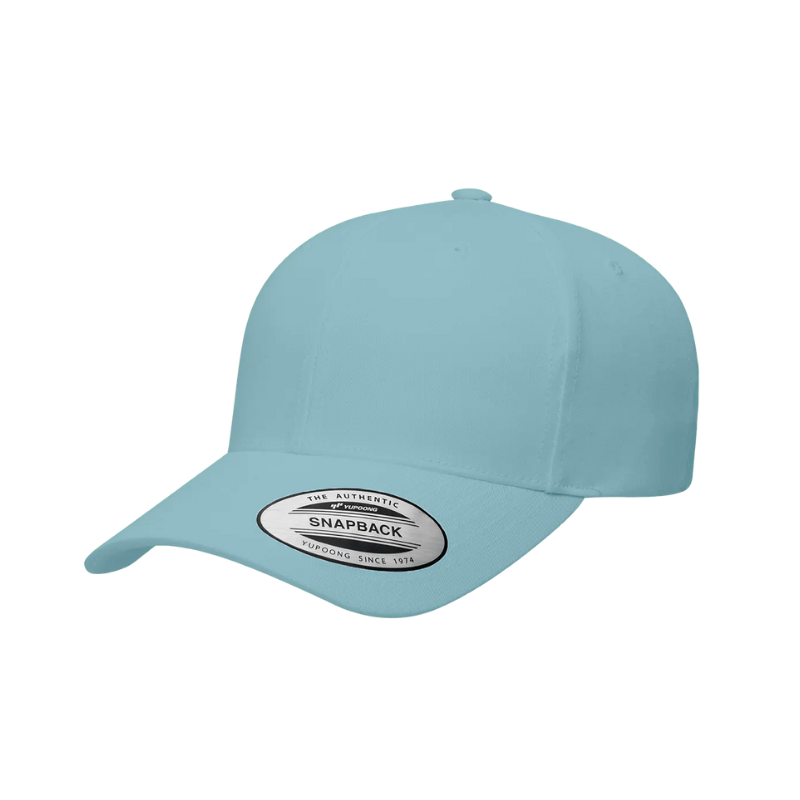 6389X-B.BLU - X-Cap Baby Blue Retro Cotton Blend Snapback Adjustable Fit