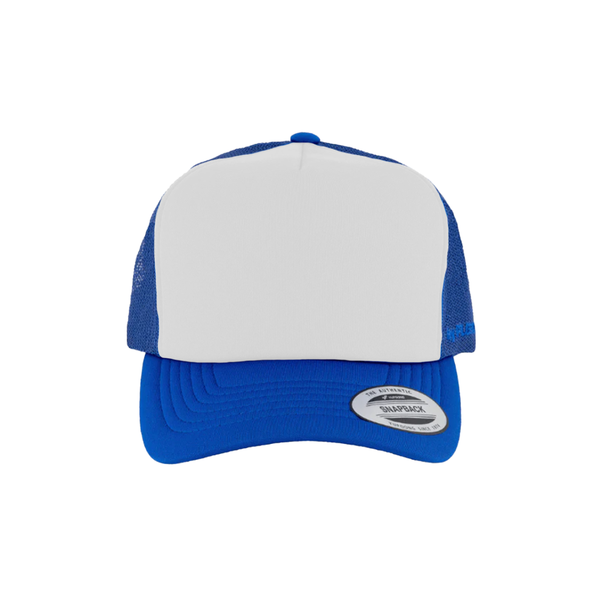 6700-RWHR VZ Trucker Royal Blue & White Cap Adjustable Fit