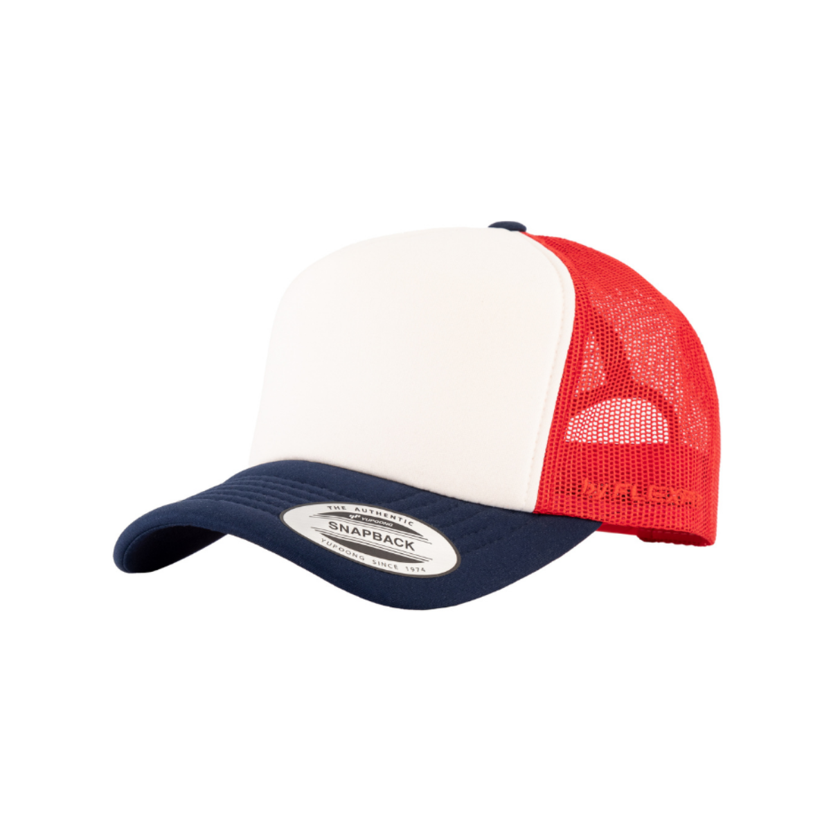 6700-RD/WH/NVY VZ Trucker Red, White & Navy Cap Adjustable Fit
