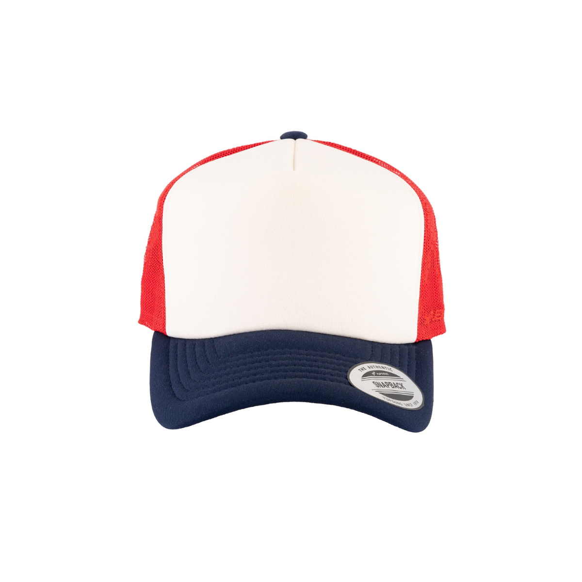 6700-RD/WH/NVY VZ Trucker Red, White & Navy Cap Adjustable Fit