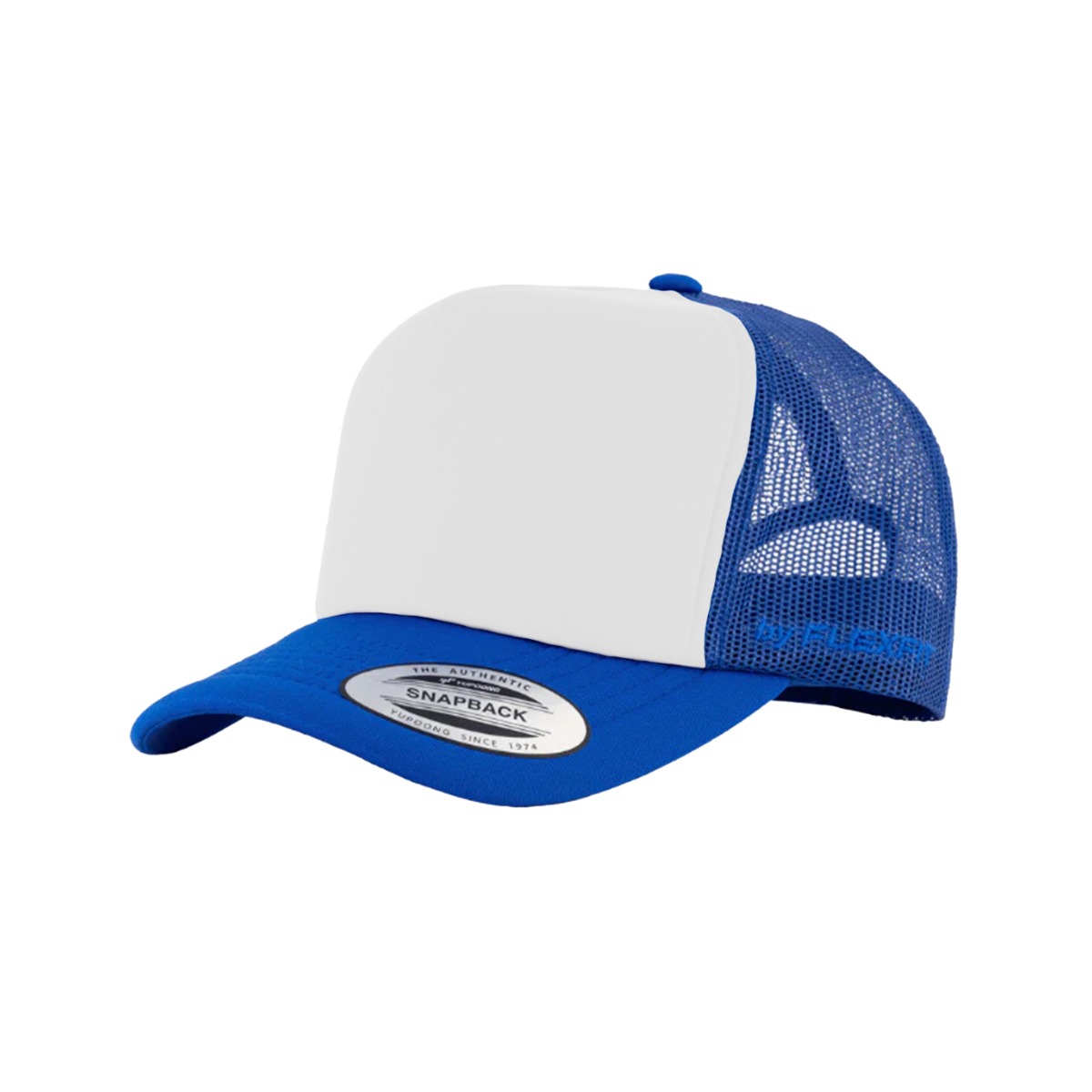 6700-RWHR VZ Trucker Royal Blue & White Cap Adjustable Fit