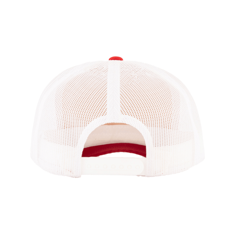 6700-RD/RD/W VZ Trucker Red & White Cap Adjustable Fit