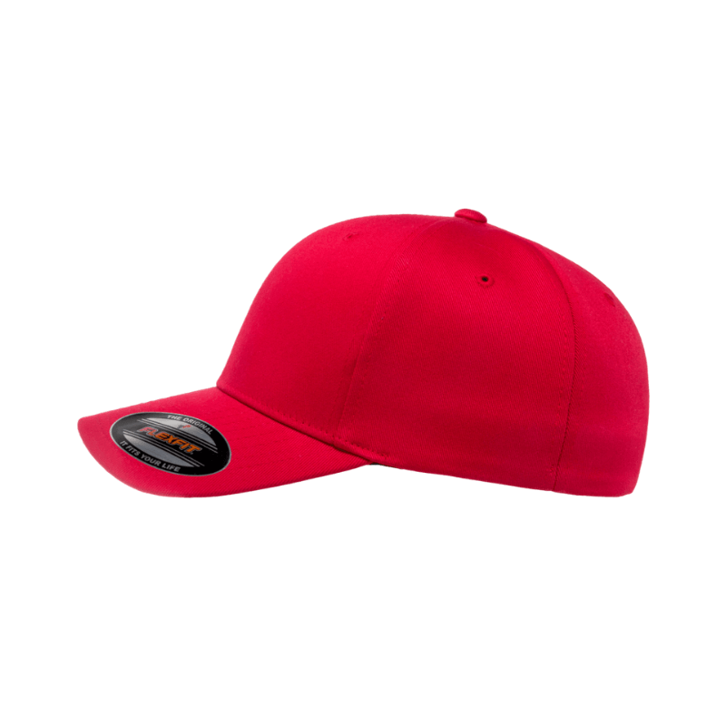 6277-RD Baseball Red Cap Fitted