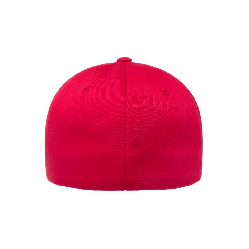 6277-RD Baseball Red Cap Fitted