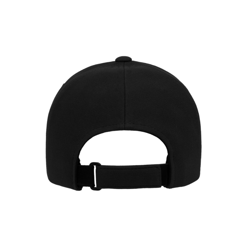 110P-BLK 110 Fit Black Cap Cool & Dry Mini Pique Adjustable Fit