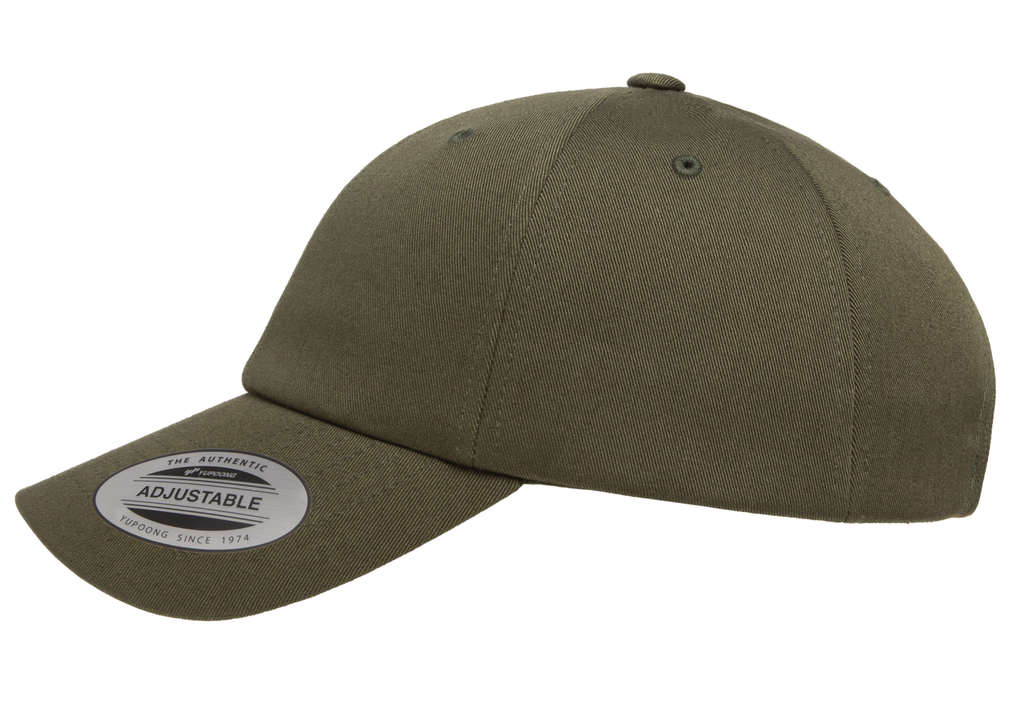 6389-BB-ON - Olive Night Retro Unstructured with Brass Buckle Strap Adjustable Fit