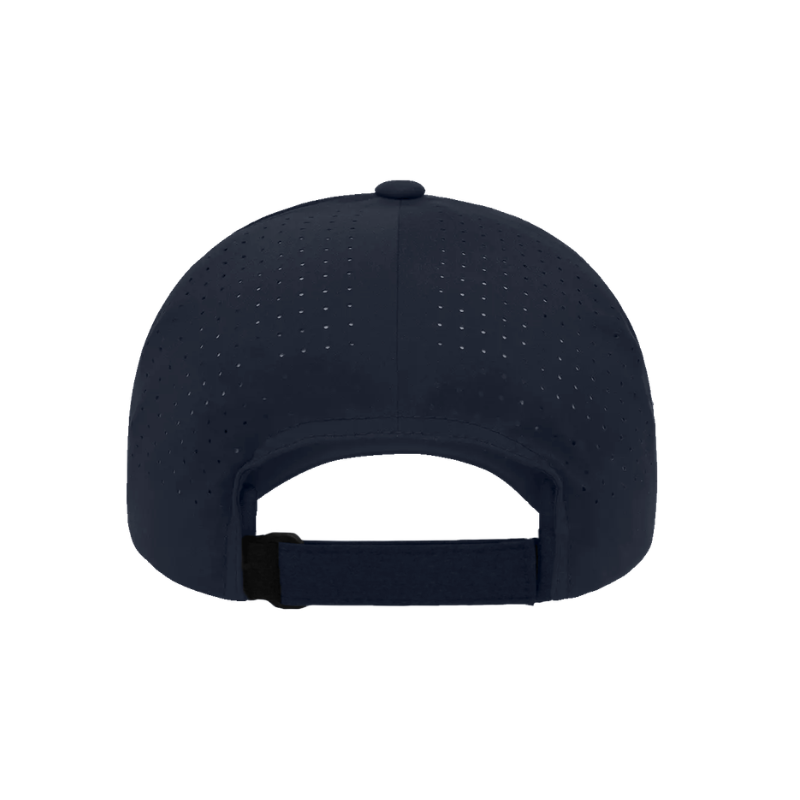 DELTA-PERF-ADJ-NVY Delta Navy Perforated Cap with Velcro Hook & Loop Adjustable Fit