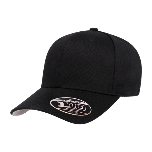 6277ADJ-Blk Baseball Black Cap Adjustable Fit
