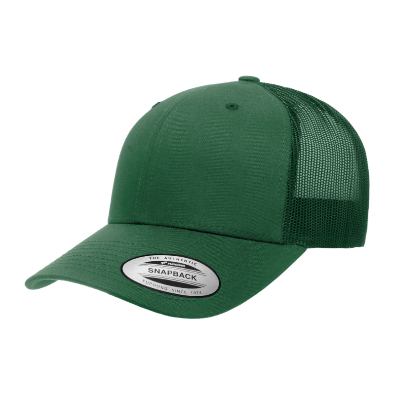 6606-SPR Retro Trucker Spruce Cap Adjustable Fit