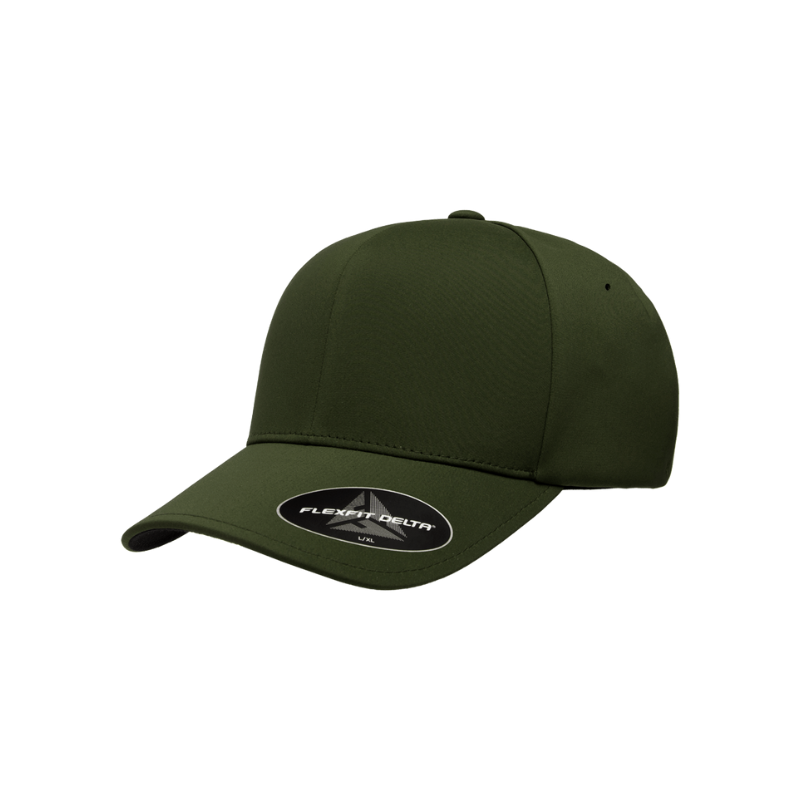 DELTA-ADJ-OLV Stylish Delta Olive Cap with Adjustable Fit
