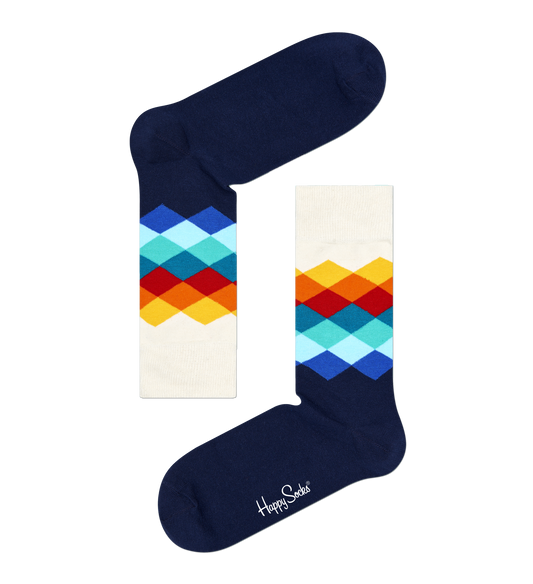 Faded Diamond Sock (36-40)
