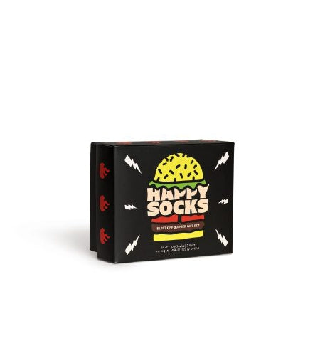2-Pack Blast Off Burger Socks Gift Set (41-46)