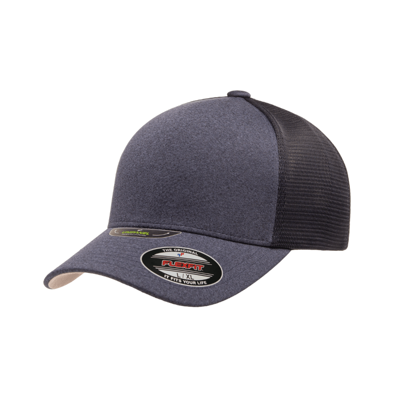 5511UP-NVY Unipanel Mesh Navy Cap Fitted