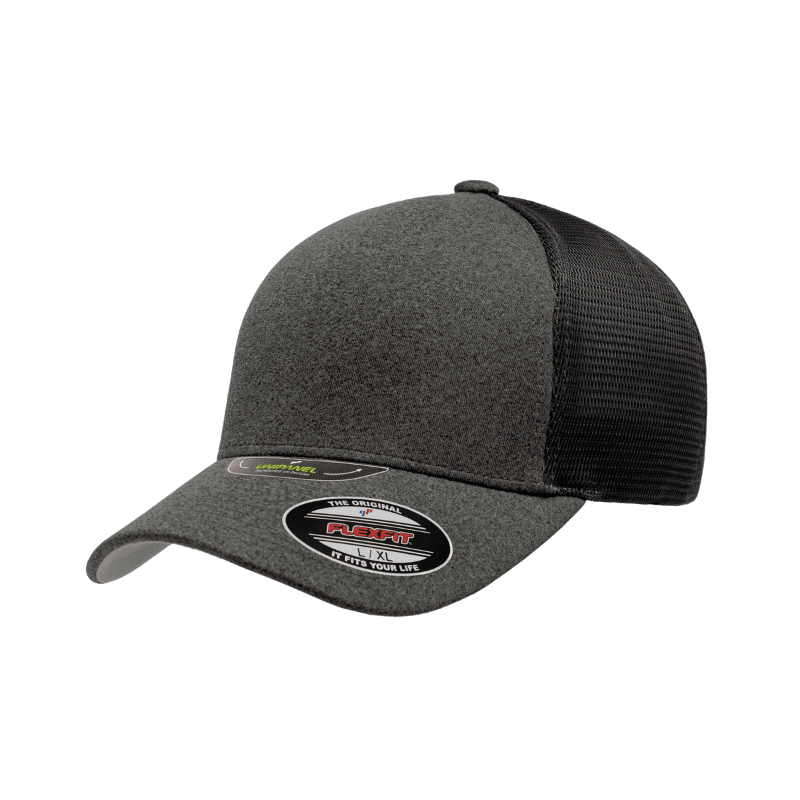 5511UP-DG  Unipanel  Mesh Melange Dark Grey Cap Fitted