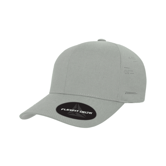 DELTA-CDREF-SV Delta Silver Cap C&D Double Twill with Silitan Reflective Fitted