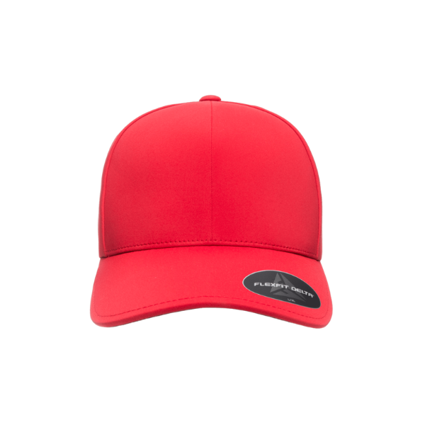 DELTA-ADJ-RED Stylish Delta Red  Cap with Adjustable Fit