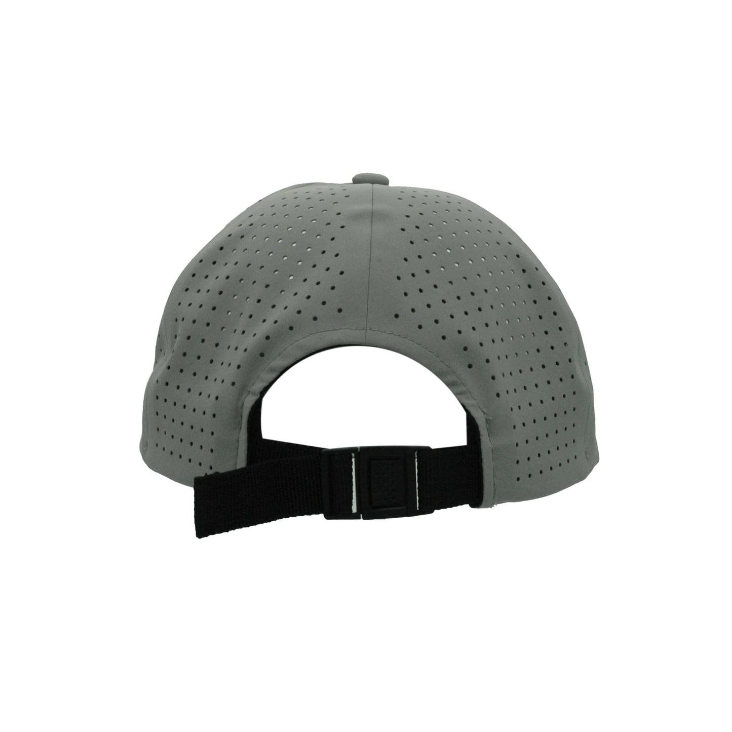 DELTA-PERF-ADJ-G Delta Grey Perforated Cap with Adjustable Fit