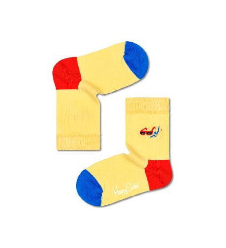 Happy Socks 3-Pack Travel Socks Gift Set (4-6Y)
