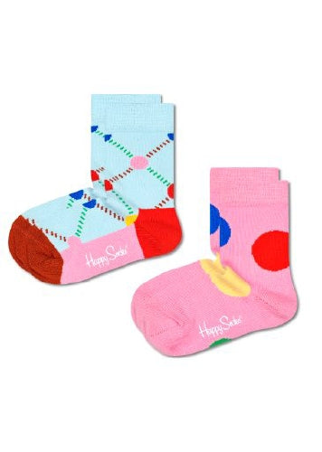 Happy Socks 2-pack Kids Dots Socks (2-3Y)