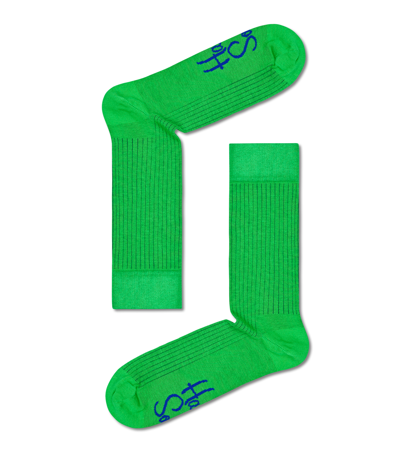 Solid Rib Sock Adult Sock Size (41-46)