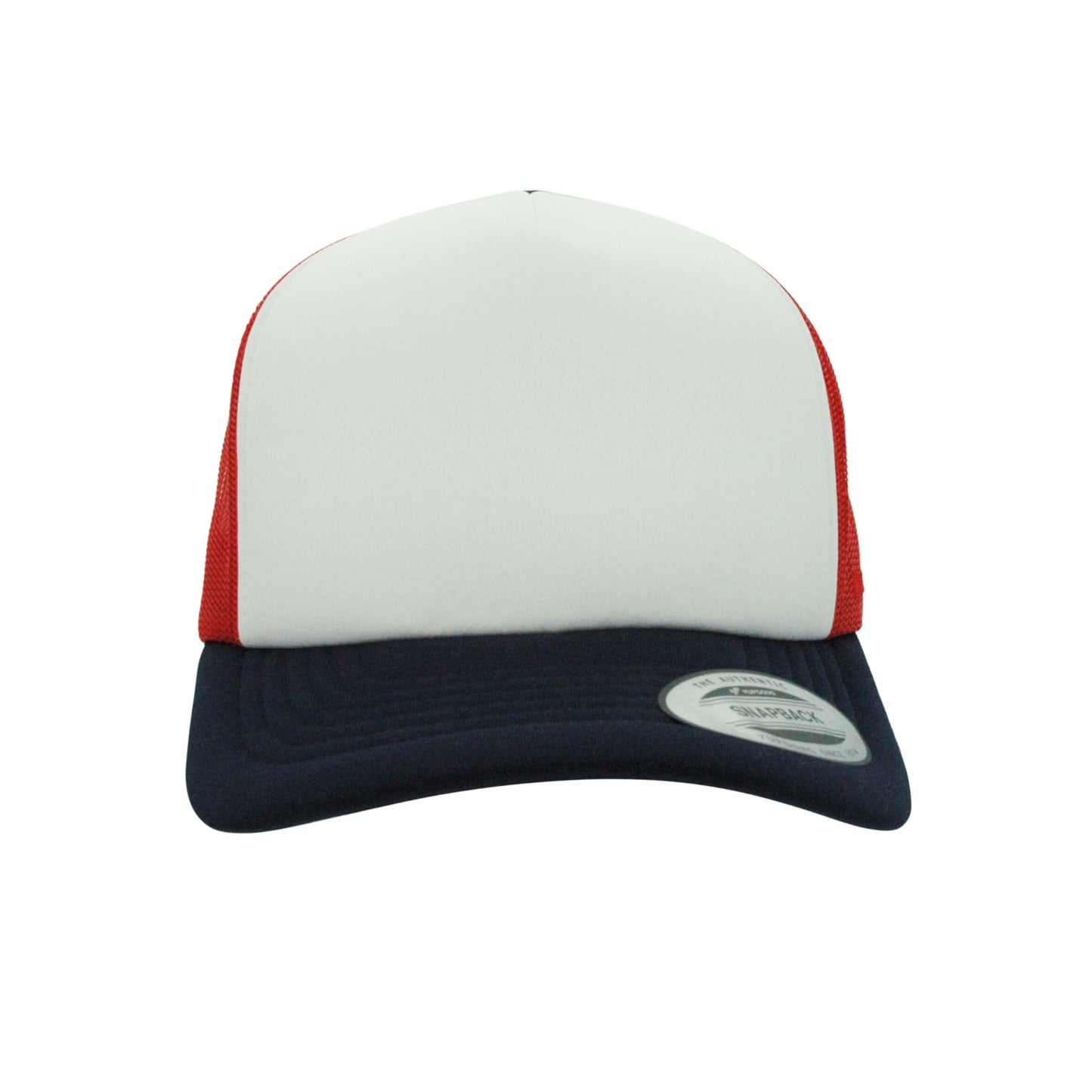 6700-RD/WH/NVY VZ Trucker Red, White & Navy Cap Adjustable Fit