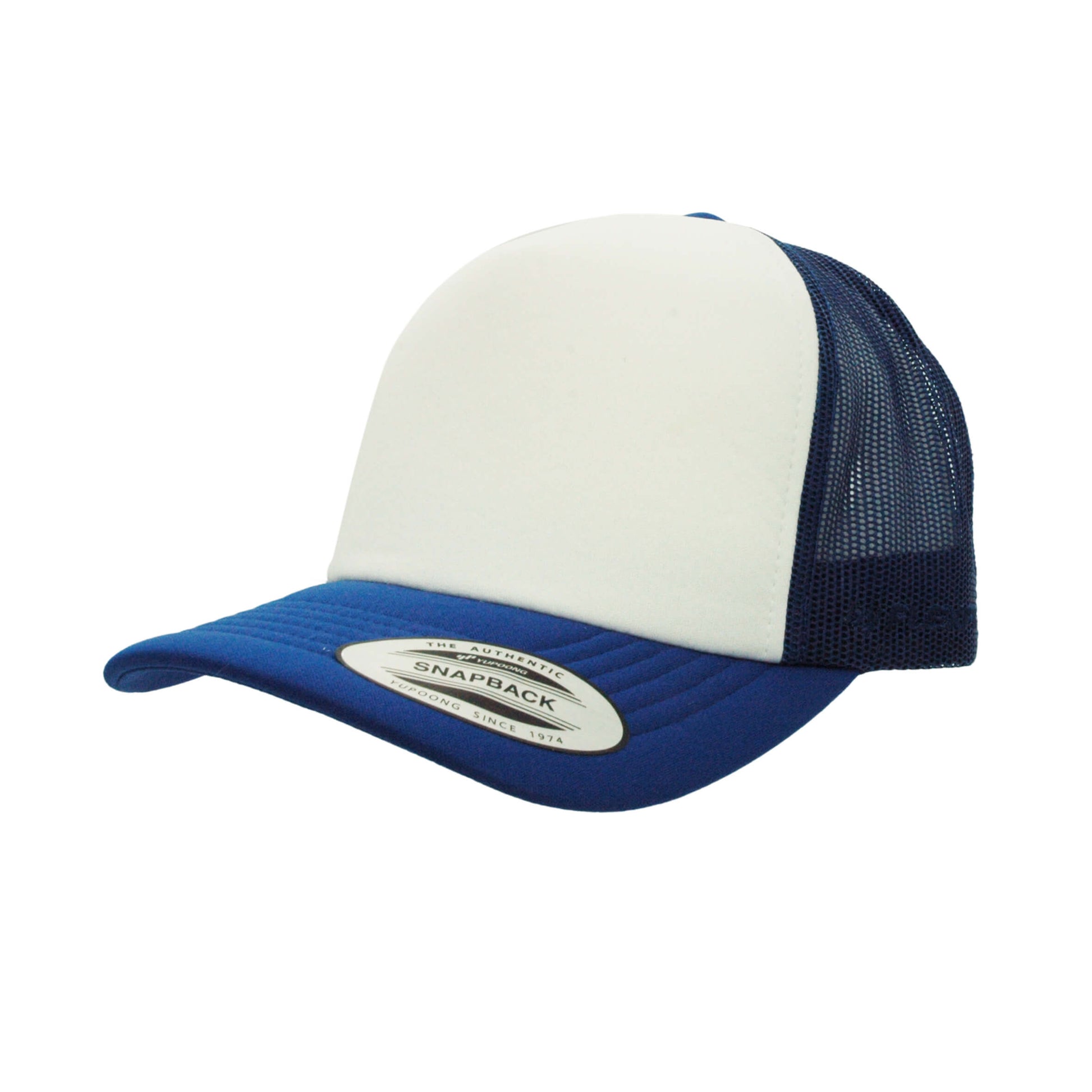 Royal Blue / White / Royal Blue Curve Peak Snapback VZ Trucker Cap